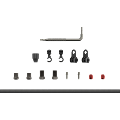 Spare  Disc Brake Hydraulic Hose Kit  Double Compression 2000mmblkAvidcodeRElixir13Juicy3DB 138LevelultTlmB1LevelTGuide ReG2 RERSRS9002PRedForceRival2Petapaxs  2000MM