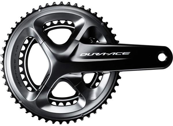 Shimano FC R9100 Dura Ace double chainset HollowTech II 180 mm 53 39T